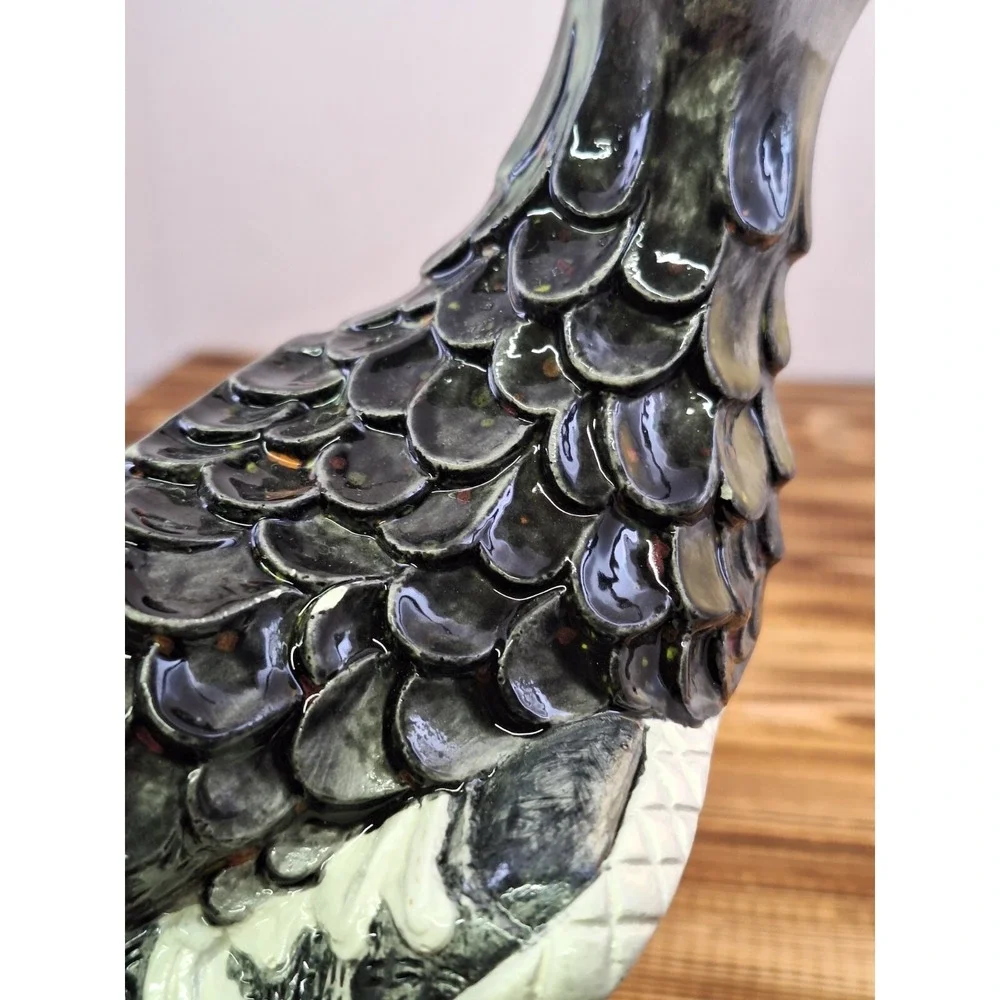 Kewl Kid Ceramic Duck Planter‎ - Black With Sneackers.